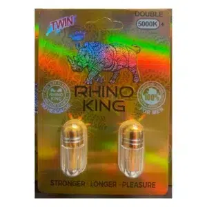 Rh1n0 King Gold 5000K Double Capsule Male